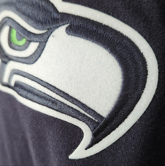 π Seattle Seahawks NFL Hoodie Menβs XL β Navy, Embroidered Logo, NWT - Picture 7 of 12
